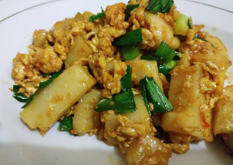 Cara memasak Carrot cake Singapore🦁(lobak kue)🤭 yang nikmat