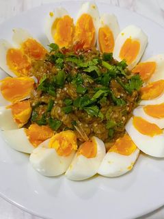 รูปของ ตำมะเขือ (สูตรภาคเหนือ) กับไข่ต้ม 🥚 #ครัวรัชฎา 👩🏻‍🍳