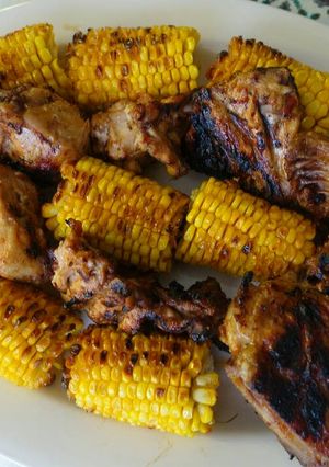 A picture of Grilled sweet corn.