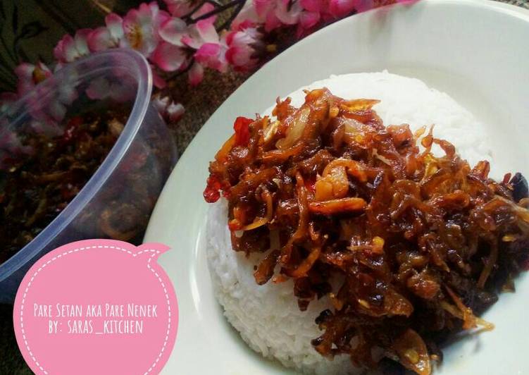 Cara Menyegarkan LezatPare Setan aka Pare Nenek 👵👻 