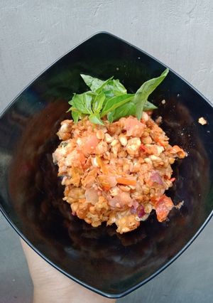 Foto resep Tempe penyet sambal kemangi