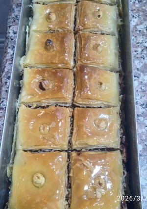 Une photo de Baklawa algérienne 🇩🇿 aux cacahuètes 🥜