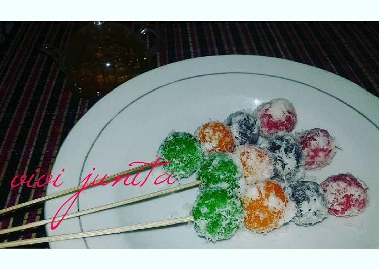 Resep Bola-bola rainbow singkong, Bisa Manjain Lidah