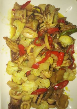 Foto resep Sotong goreng kunyit