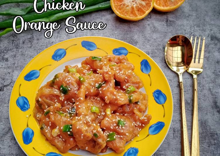 Resep Chicken Orange Sauce / Ayam Saus Jeruk Anti Gagal