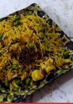 मटर पनीर पुलाव (matar paneer pulao recipe in Hindi) रेसिपी मुख्य फोटो