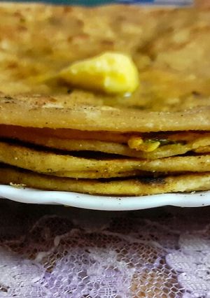 A picture of Soybean Paratha Recipe.