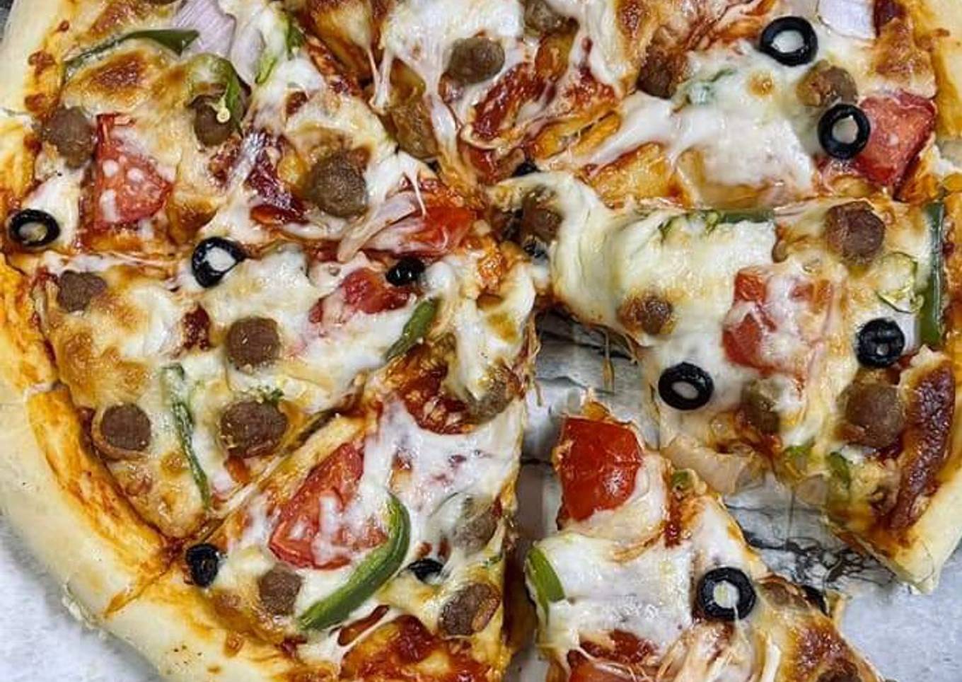 Pizza made by my Son