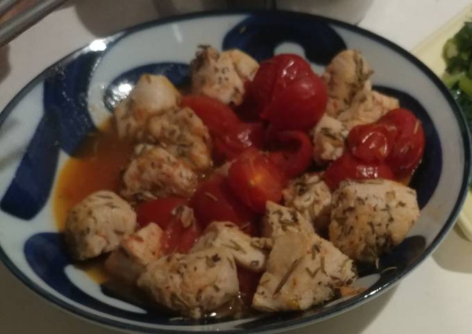 義式風味小番茄雞丁 食譜成品照片
