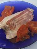 Dorada con bacon al grill doble