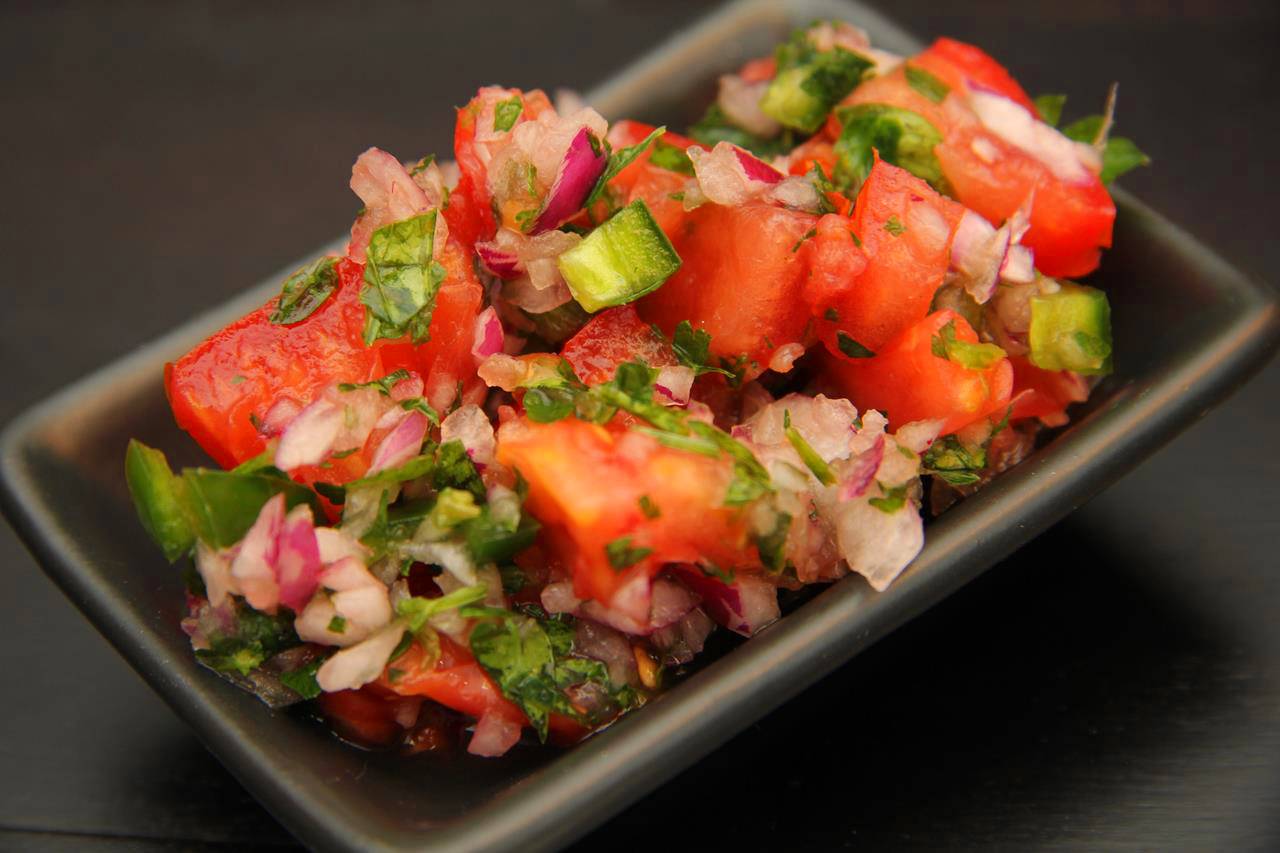 Friss paradicsomos salsa recept recept fotó