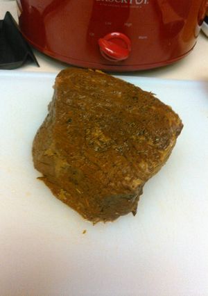 A picture of Slow Cooker Beef (and Vegetables).