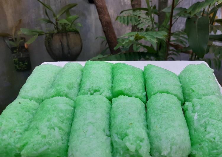 resep cara mengolah KUE LUPIS KETAN😍