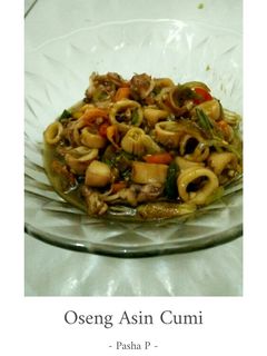 Foto resep Oseng Cumi Asin saos tiram