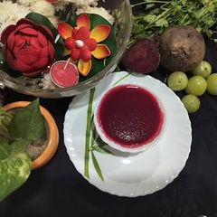 A picture of Beetroot amla soup.