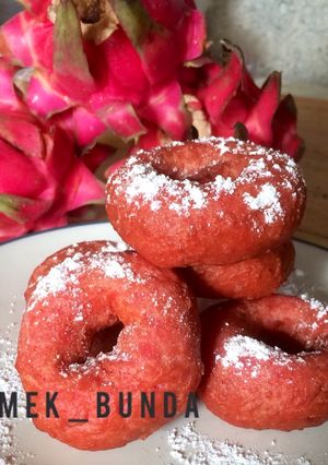 Foto resep Donat Buah Naga