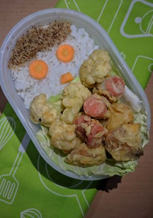 Foto resep Nasi srundeng dgn brokoli goreng