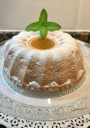 Una foto de Bizcocho de Mascarpone y manzana