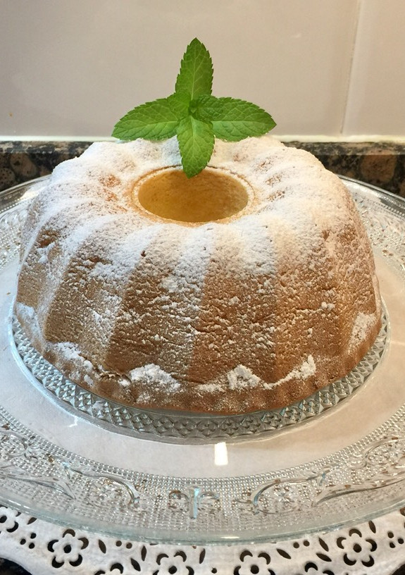 Una foto de Bizcocho de Mascarpone y manzana