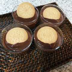 Una foto de Crema de chocolate