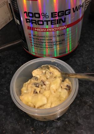 A picture of Banana, Peanut Butter and Protein.