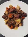 Ragout de pavo con patatas y verduras