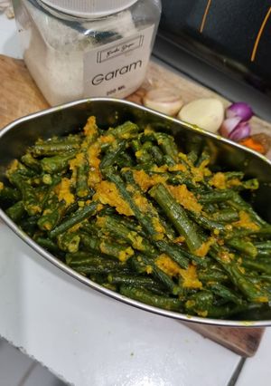 Foto resep Tumis Kacang Panjang Bumbu Kuning