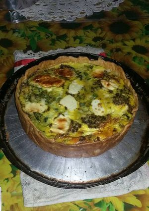 Una foto de Tarta de espinaca y pescado😉