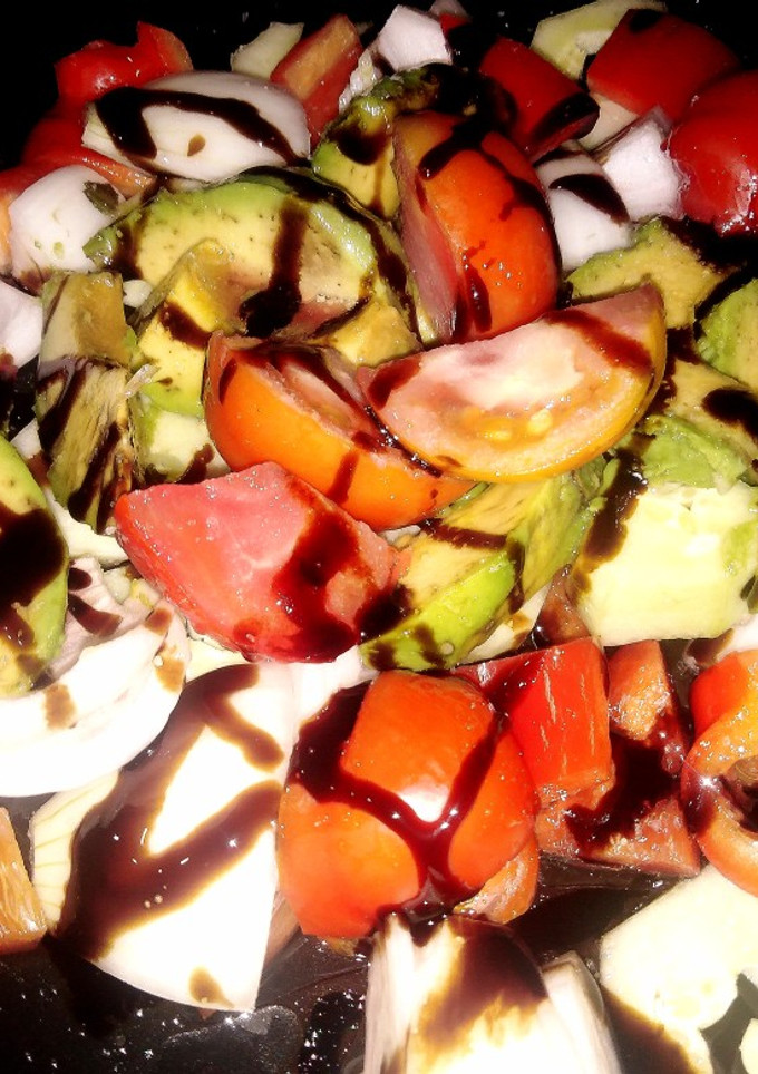 Una foto de Ensalada de tomate