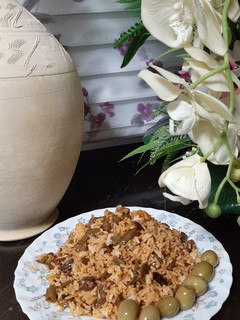 عکسی از دستور لوبیا پلو با عطر سیر و دارچین 🥰