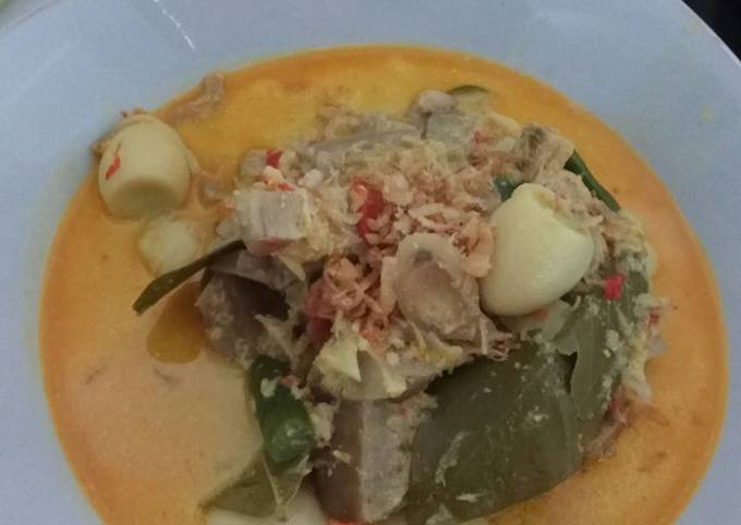 Anti Ribet, Memasak Gulai Nangka campur telur puyuh dan buncis Rumahan