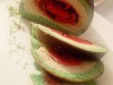 Watermelon look alike bread