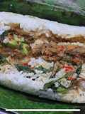 Nasi bakar tongkol suwir