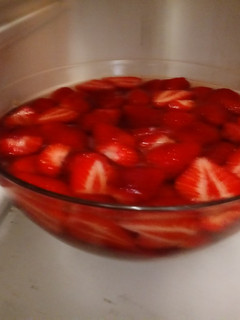 Una foto de Fresas al licor