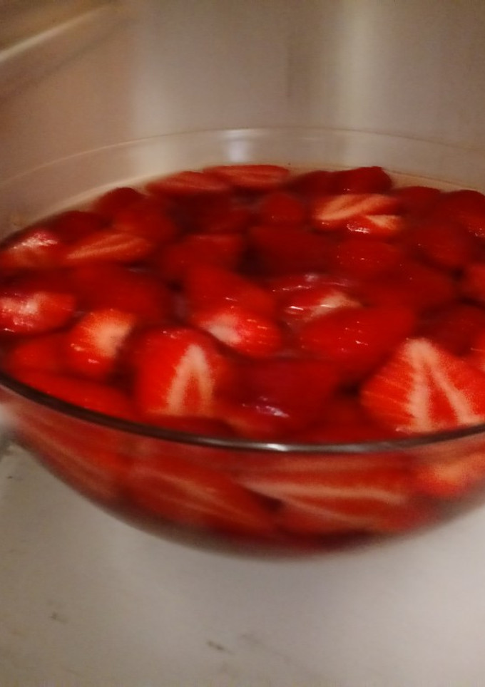 Una foto de Fresas al licor