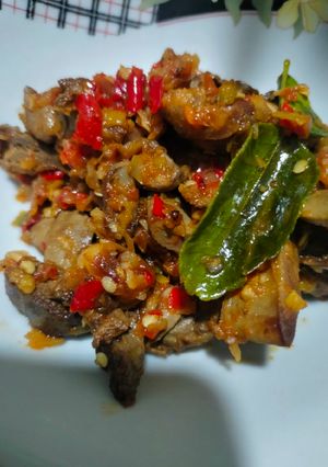 Foto resep Ati ayam cabai