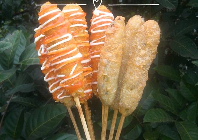 Sempol ayam sedap lembut dan padat