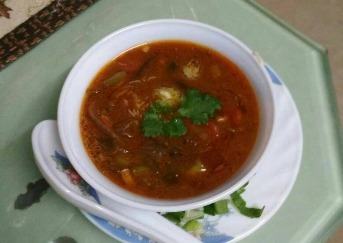 Simple Way to Make Quick Manchow soup