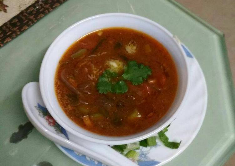 Recipe of Super Quick Homemade Manchow soup