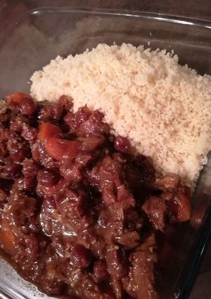 Une photo de Curry d'agneau aux épices douces et lait de coco