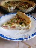 Tuna, Bell Pepper, and Tomato Quiche