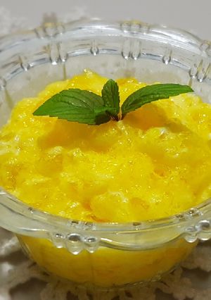 Una foto de Postre de Piña