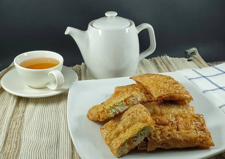 36#👌Lumpia kulit tahu isi tuna pedas