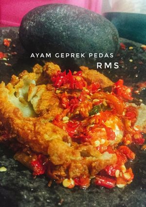 Foto resep Ayam geprek pedas