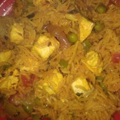 A picture of Veg biryani.