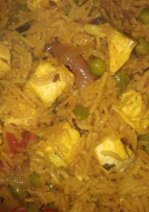 A picture of Veg biryani.