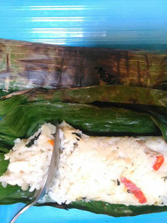 Foto resep Nasi bakar ayam suwir simple