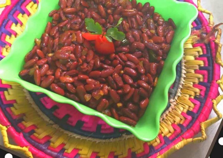 Recipe of Quick Red Beans Chaat