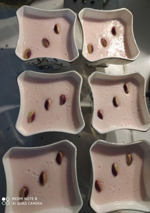 صورة لوصفة بودينغ بالفراولة 🍓😋