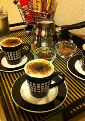 صورة لوصفة القهوة التركية